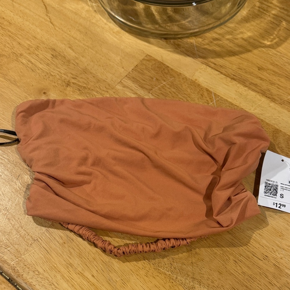 Forever 21 Rust Tube Top